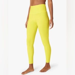 Beyond Yoga space dye Yellow Leggings NWOT
